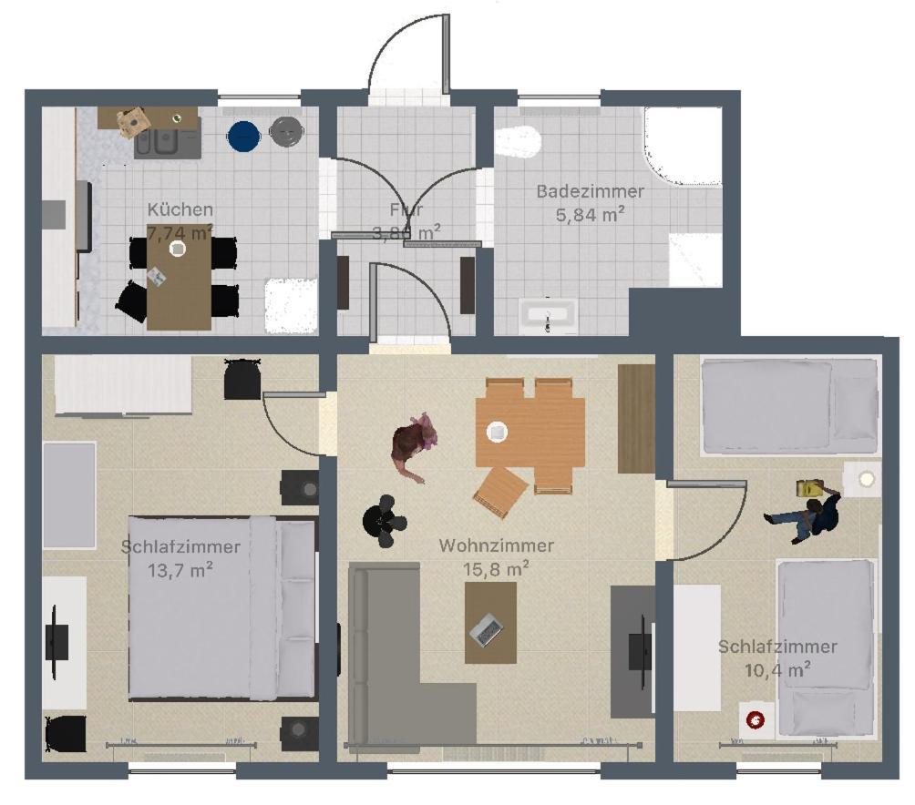 Ferienwohnung Kuehl Boossen Екстер'єр фото